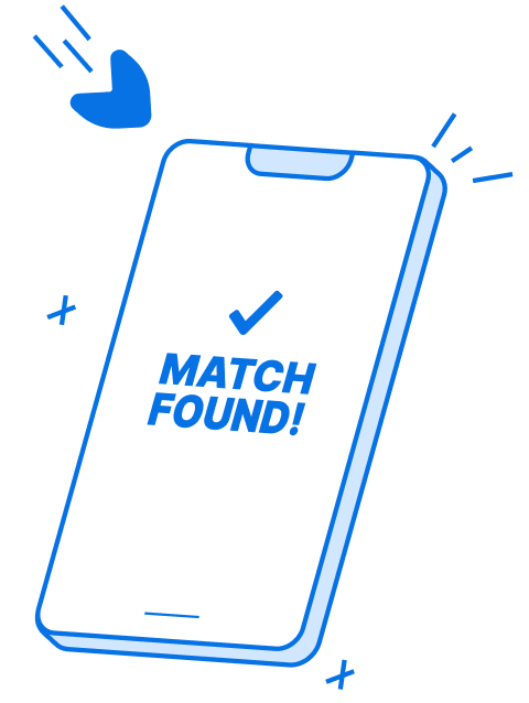 image of match found graphic