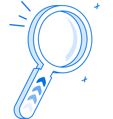 image of magnifying glass graphic
